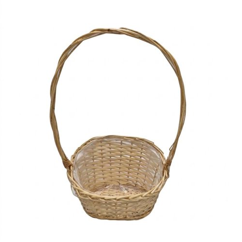 494fl/s darčekový kôš prútie natural m:30*22 h20*12 hh50 - Vianočné dekorácie