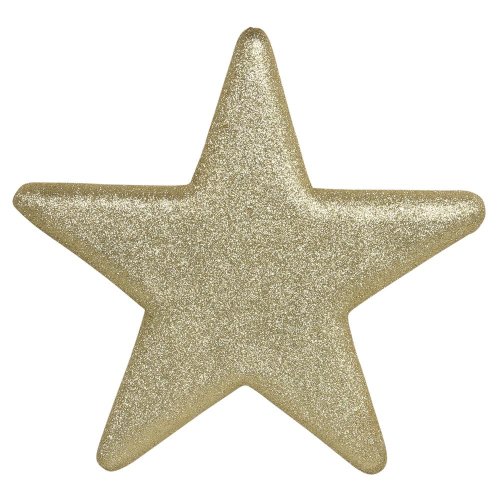 Hviezda zlatá 25cm - Aranžérsky materiál