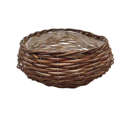 492fl/s obal prútie okrúhly hnedý m 30*14cm