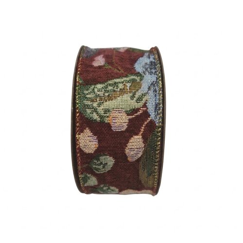 Stuha vian gobelín 6,3cm/10m červená