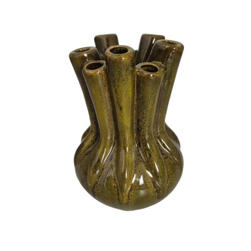 Váza alize zelená v25/pr.18cm - Umelé kvety