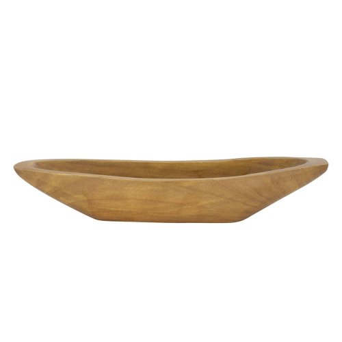 Miska oválna z paulovnie 58x14x9cm - Vianočné dekorácie