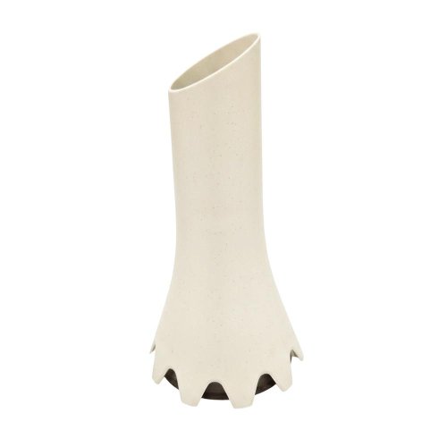 Váza so záťažou premio biela 28cm - Umelé kvety