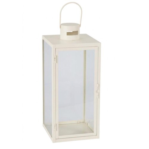 Lampáš kov biely v35/18x18cm veľký - Lampáše