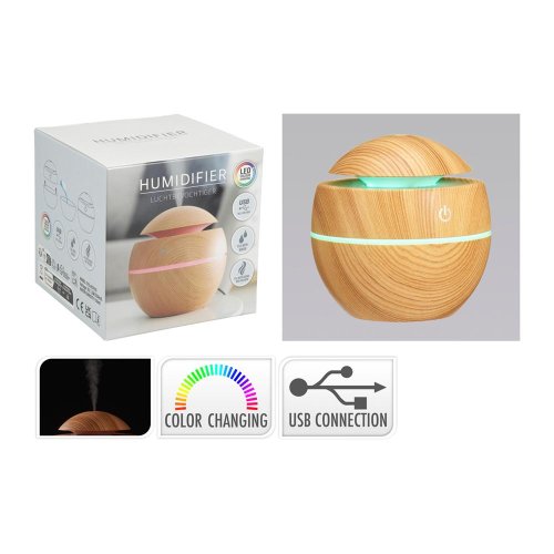 Zvlhčovač usb/130ml/ priemer 9,5 /v10cm - Vianočné dekorácie