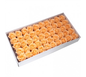 Mydlové kvety, stredná ruža - broskyňová