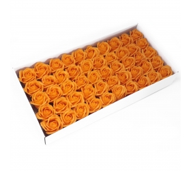 Mydlové kvety, stredná ruža - oranžová