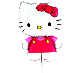 Balónik Hello Kitty r. mašľa - 35cm