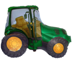 Balónik traktor zelený