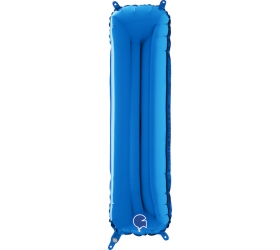 Balón písmeno I modré 66 cm