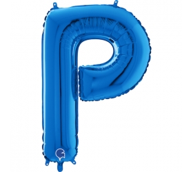 Balón písmeno P modré 66 cm