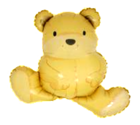 Balón Macko žltý