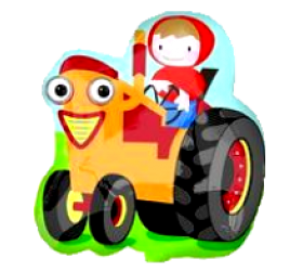 Balónik Betka na traktore