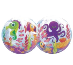 Balón Q Bubbles Fun Sea Creatures
