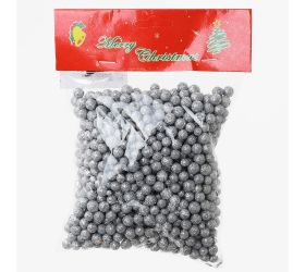 Guličky mini strieborné vianočné 25g