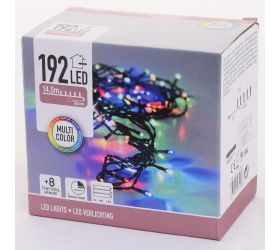 LED svet/192/multi, interiér/exteriér, bat, timer, funk 8