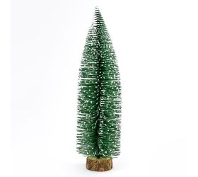Vian.stromček zel.na pni velvet 55cm