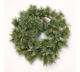 Veniec zelený glendon wreath green tips 72 - priemer 45 cm