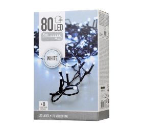 Led80 svetlá biely w,ind/out, 8funkcia
