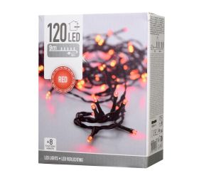 Led svetlá 120 červené vonkajšie