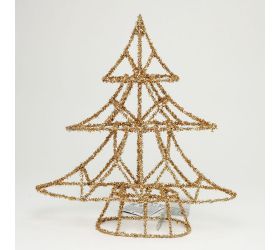 Stromček 30led 40cm zlatý