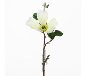 Konár magnólia 36cm biela