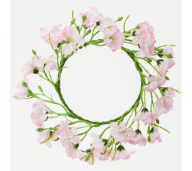 Veniec  jabloň.kvet bielo-ruž. 14cm