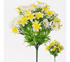 Kytica jarná narcis+margaréta 2f 40cm