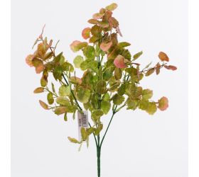 Zápich vačší lístok ružové konce 33cm