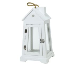 392fl/s lampáš drevo biely s 16,5x15,5x36cm