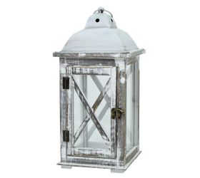 Lampáš hn.biely 20x18x38 cm