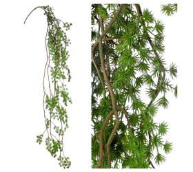Ťahačka drobné ihličie zelené 130cm