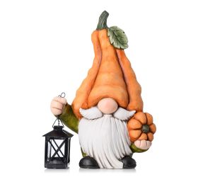 Trpaslík s lampášom mgo 26*14*38.5cm