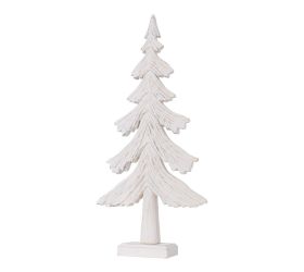 Stromček na podstavci biely drevo 33*16*4,5cm