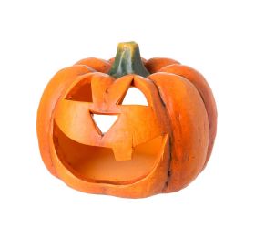 Tekvica oranž na čajovku keramika 15,3x15x12,3cm