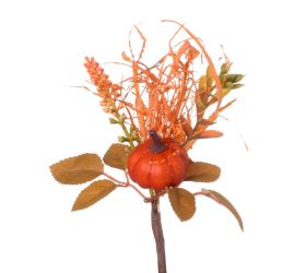 Zápich tekvica, trávy, zeleň, or/zel/hn 15cm