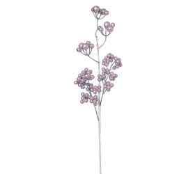 Konár bobule fialová perleť 42cm