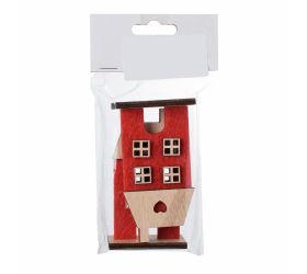 Domček flís v sáčku čer. s/2 5,5x3,5x10cm
