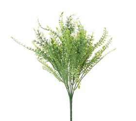 Zeleň drob.biele kvietky 35cm