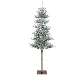Strom vianočný borovica oppdal zasnežený na pni výška 180/priemer 70 cm