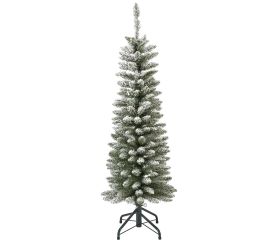 Strom vianočný borovica pencil úzka zasnežený výška 150/priemer 45 cm