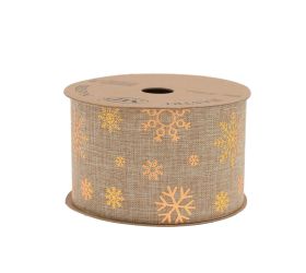 Vian juta krém hviezdy zlatá 6,3cm/20m 4949xg