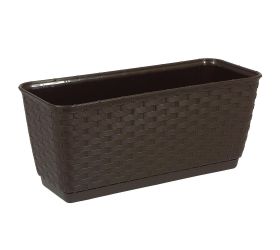 Drl500p hrantík+miska ratolla umbra-hnedý 49,2x17,2xh17,4cm/12l