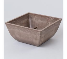 Gswfd25.tp misa štvorec taupe 26x26x12,7cm