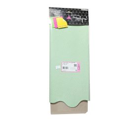 Kruh hárok 1ks perleťzelenékáro obojst 40my/pr.50cm  14-verde