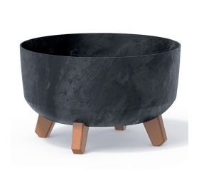 Dgrl400le kvetináč gracia low beton antracit 38xv20,7cm 14,3l
