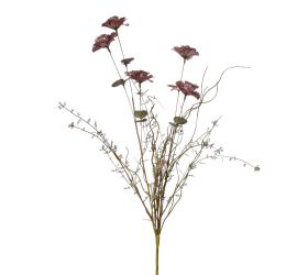 Kytica poľné kvety, trávy, čer/zel/hne 57cm