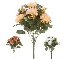 Kytica gerbera, zeleň mix/3f 45cm