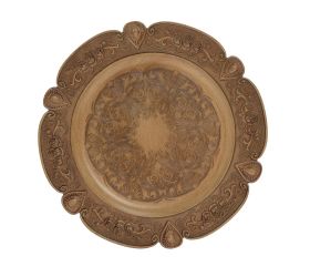 Tanier vintage zlatý plast 33cm