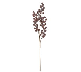 Konár drobné ovocie bledo-červené 78cm